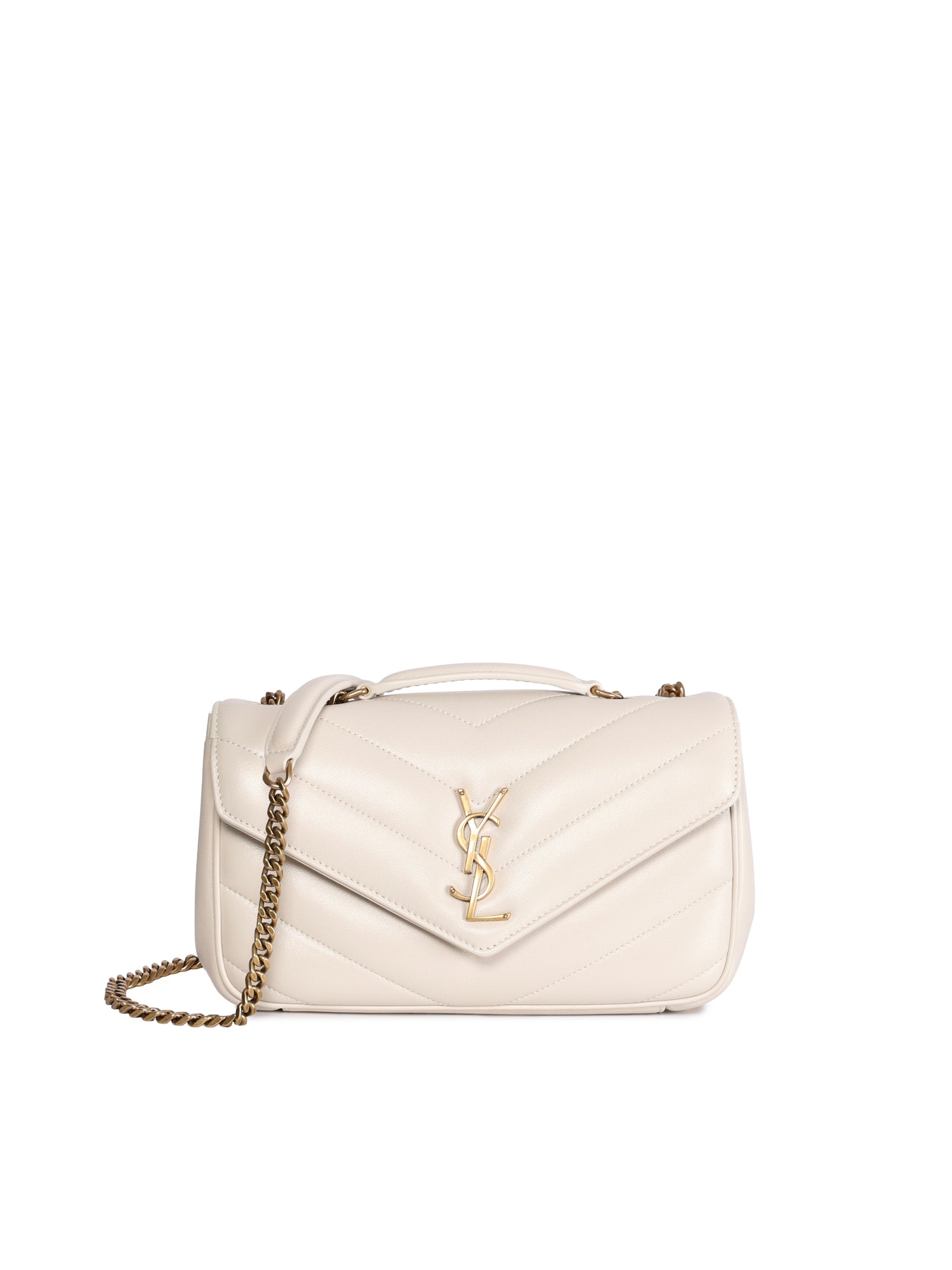 Borse YSL BAG S LOULOU  CREMA SOFT 801437 AAEAX 9207 9207 SAINT LAURENT