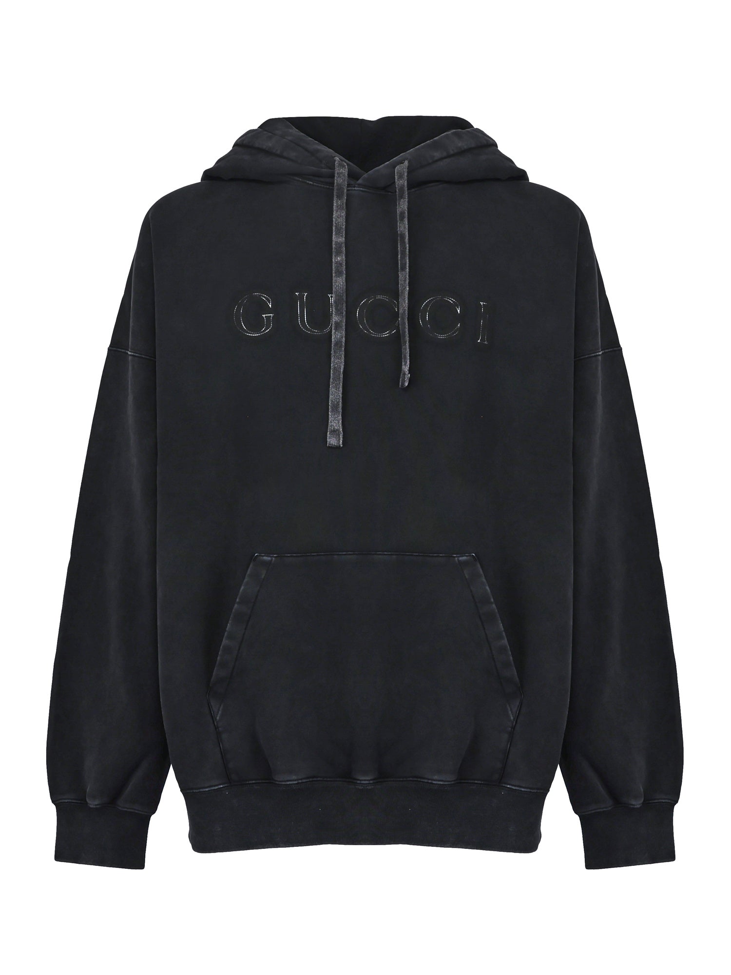 Felpa in cotone con logo