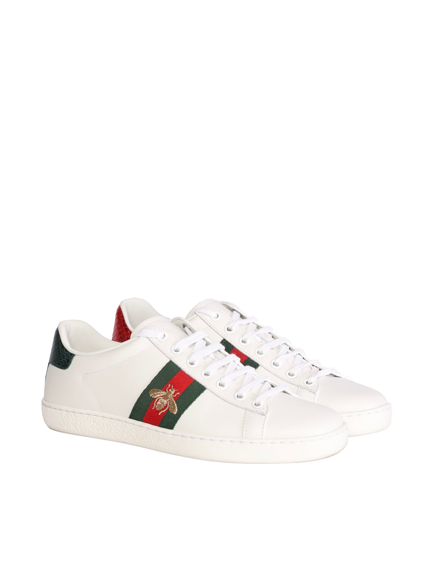 Sneakers SNEAKER LEATHER, R.S BIA/VRV/R.FLAME/VERD 431942 02JP0 9064 9064 GUCCI