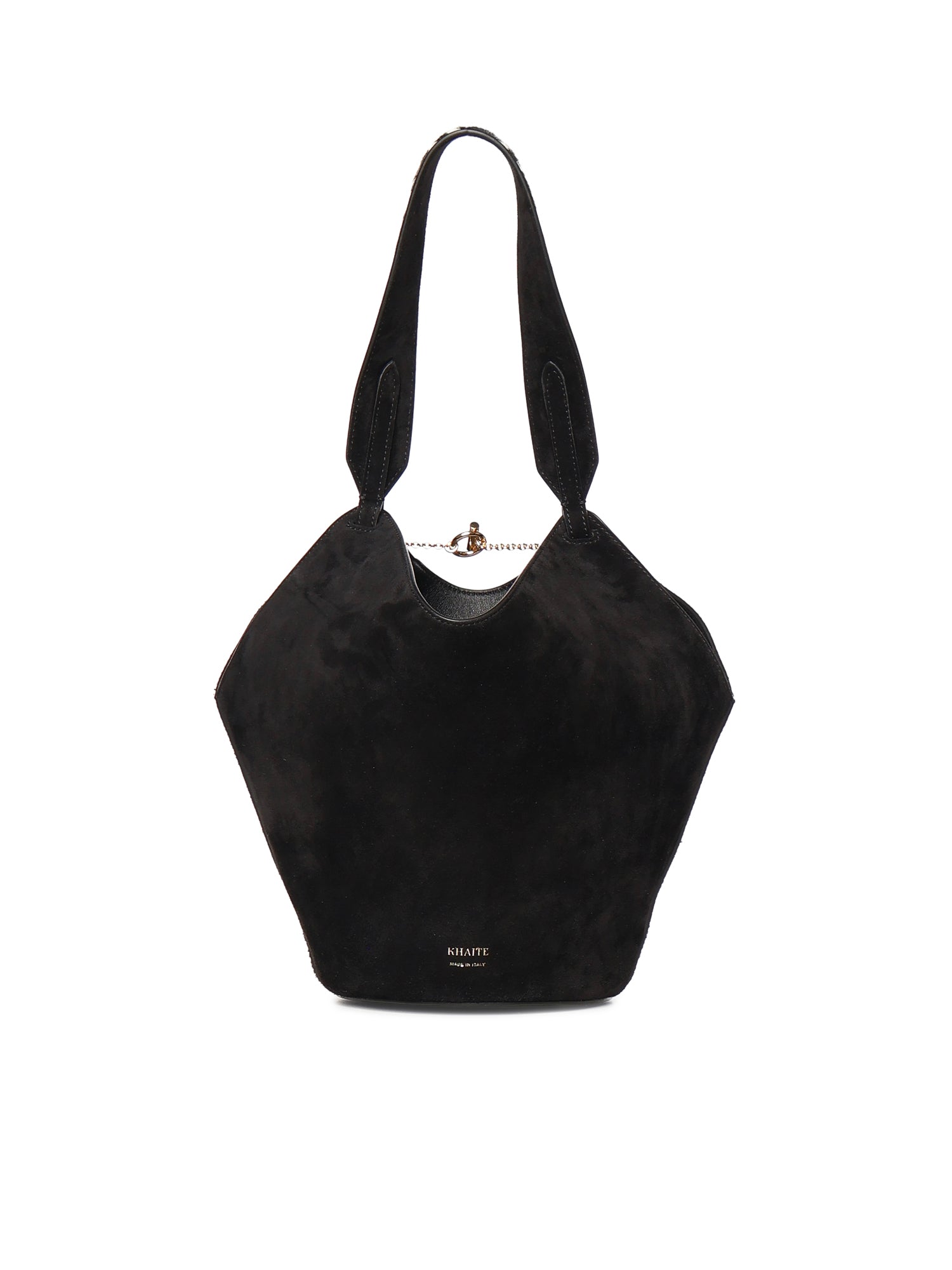 Borse LOTUS MINI TOTE BLACK / WHITE H2056 1002 L1002 294 KHAITE