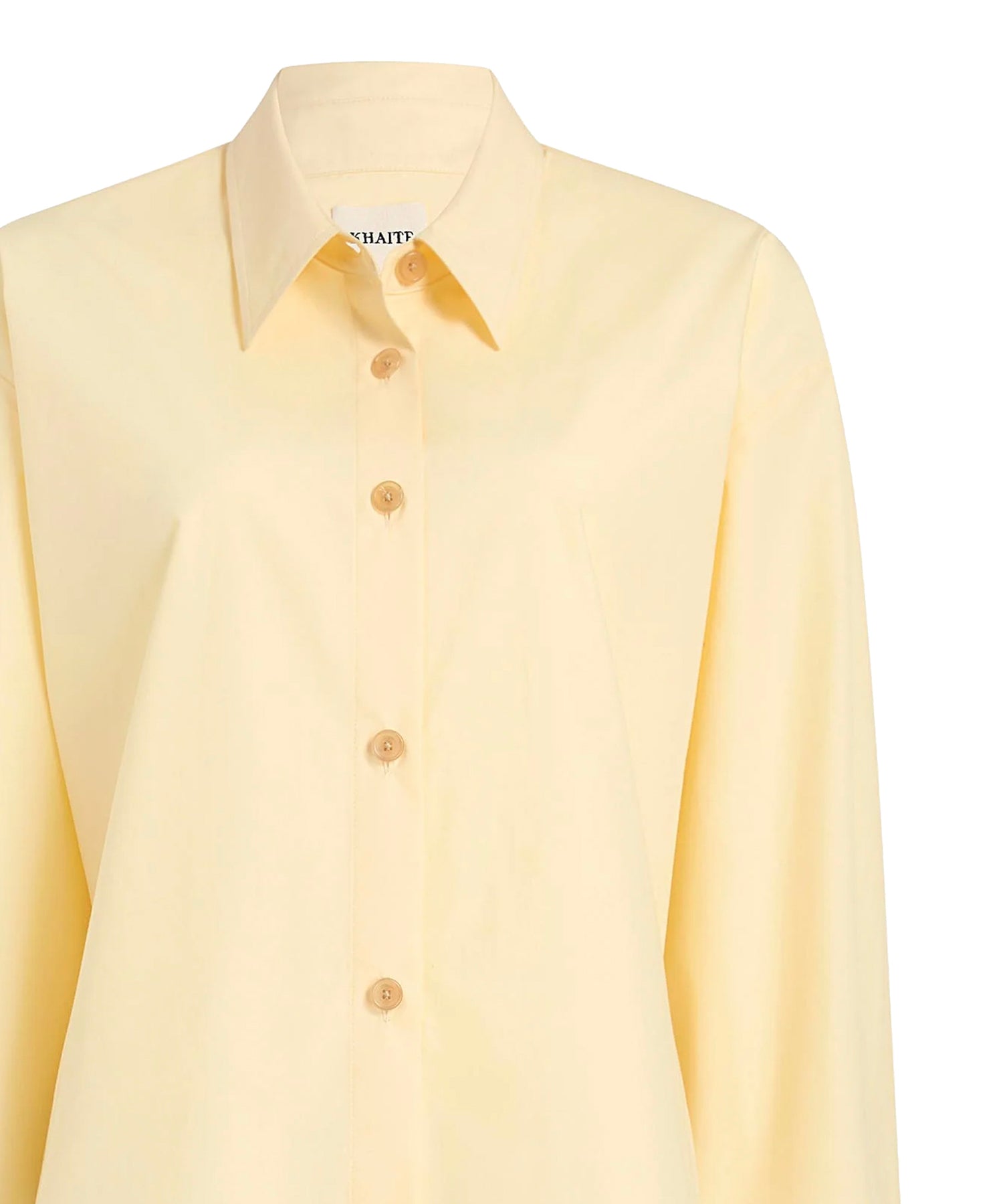 Maglieria GOYA TOP PALE YELLOW 2430195 W195 615 KHAITE