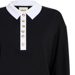 Maglieria FAITHFUL TOP BLACK / WHITE 24534219 W4219 294 KHAITE