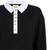 Maglieria FAITHFUL TOP BLACK / WHITE 24534219 W4219 294 KHAITE