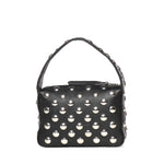 Borse ELENA SMALL HANDBAG W/ SILVER STUDS BLACK H2032 895 L895 200 KHAITE