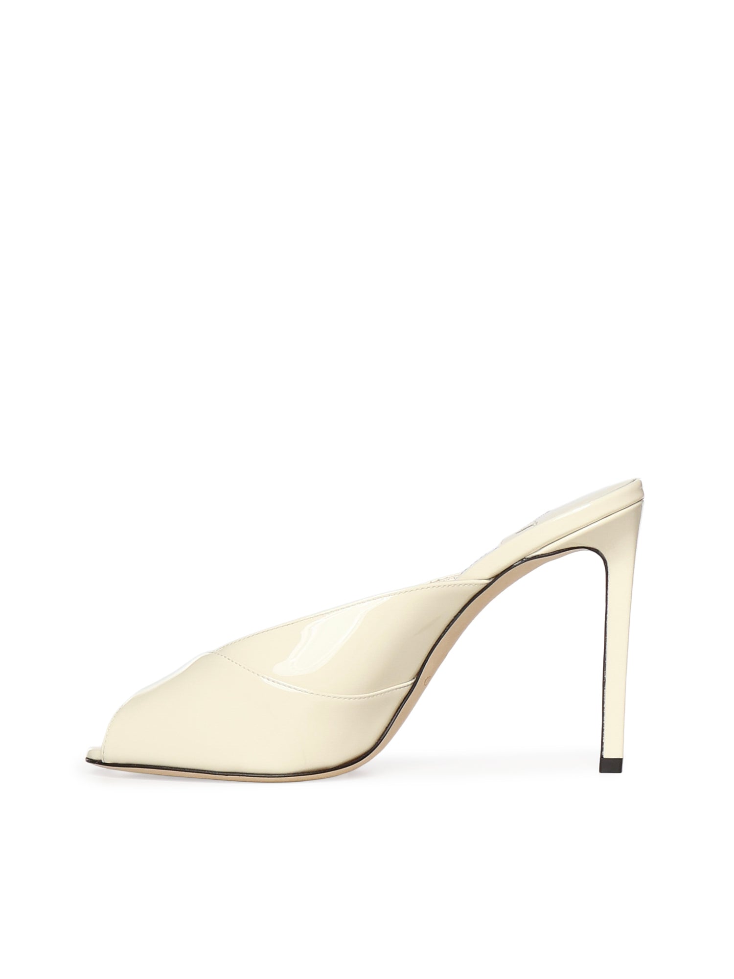 Calzature BRIGITTE MULE 100 BRIGITTE MULE 100 PAT LATTE JIMMY CHOO