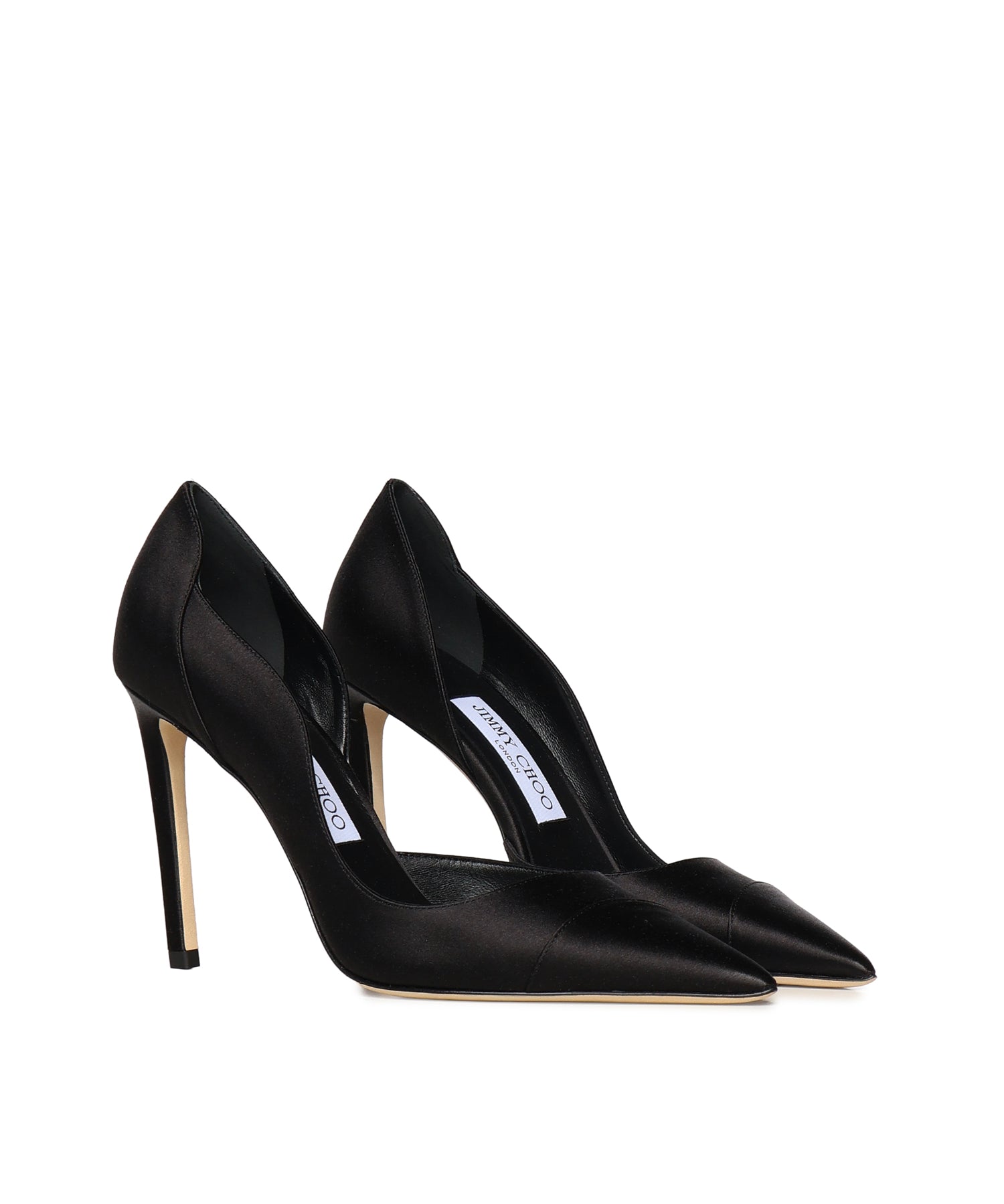 Calzature BRIGITTE 100 BRIGITTE 100 SAT BLACK JIMMY CHOO