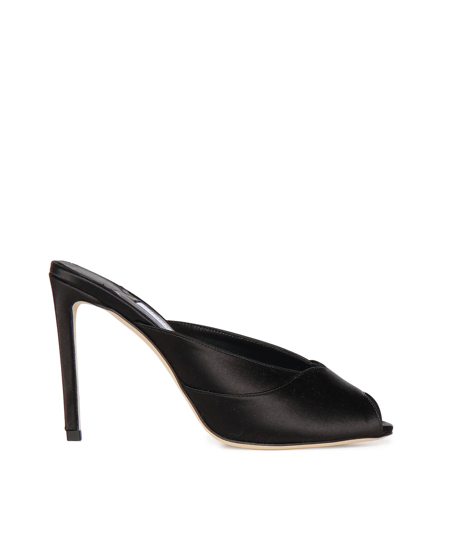 Calzature BRIGITTE MULE 100 BRIGITTE MULE 100 SAT BLACK JIMMY CHOO