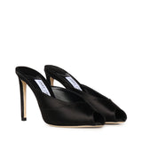 Calzature BRIGITTE MULE 100 BRIGITTE MULE 100 SAT BLACK JIMMY CHOO