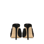 Calzature BRIGITTE MULE 100 BRIGITTE MULE 100 SAT BLACK JIMMY CHOO
