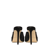 Calzature BRIGITTE MULE 100 BRIGITTE MULE 100 SAT BLACK JIMMY CHOO