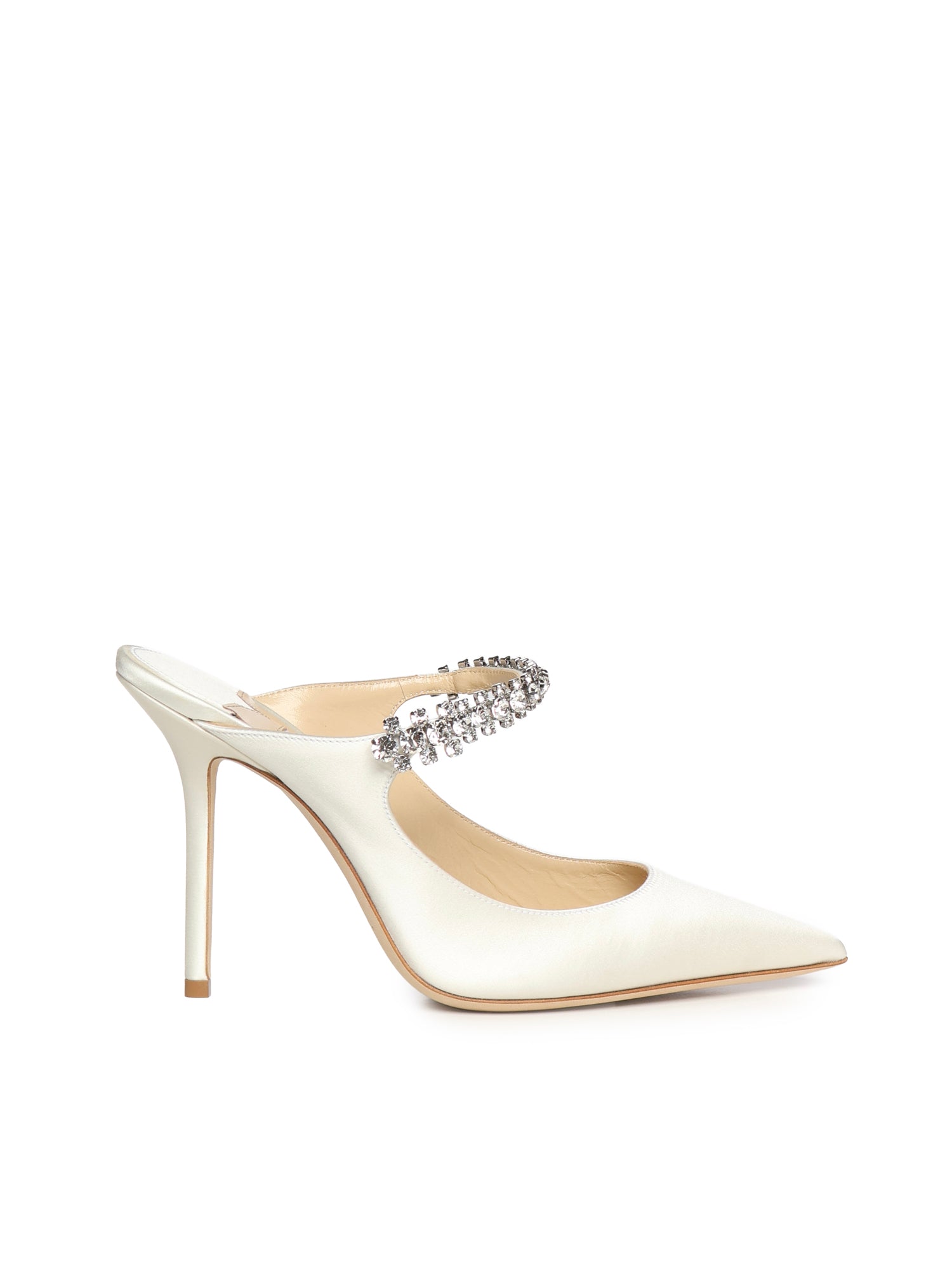 Calzature BING 100 BING 100 SAT IVORY JIMMY CHOO