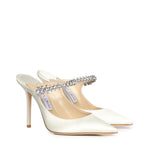 Calzature BING 100 BING 100 SAT IVORY JIMMY CHOO