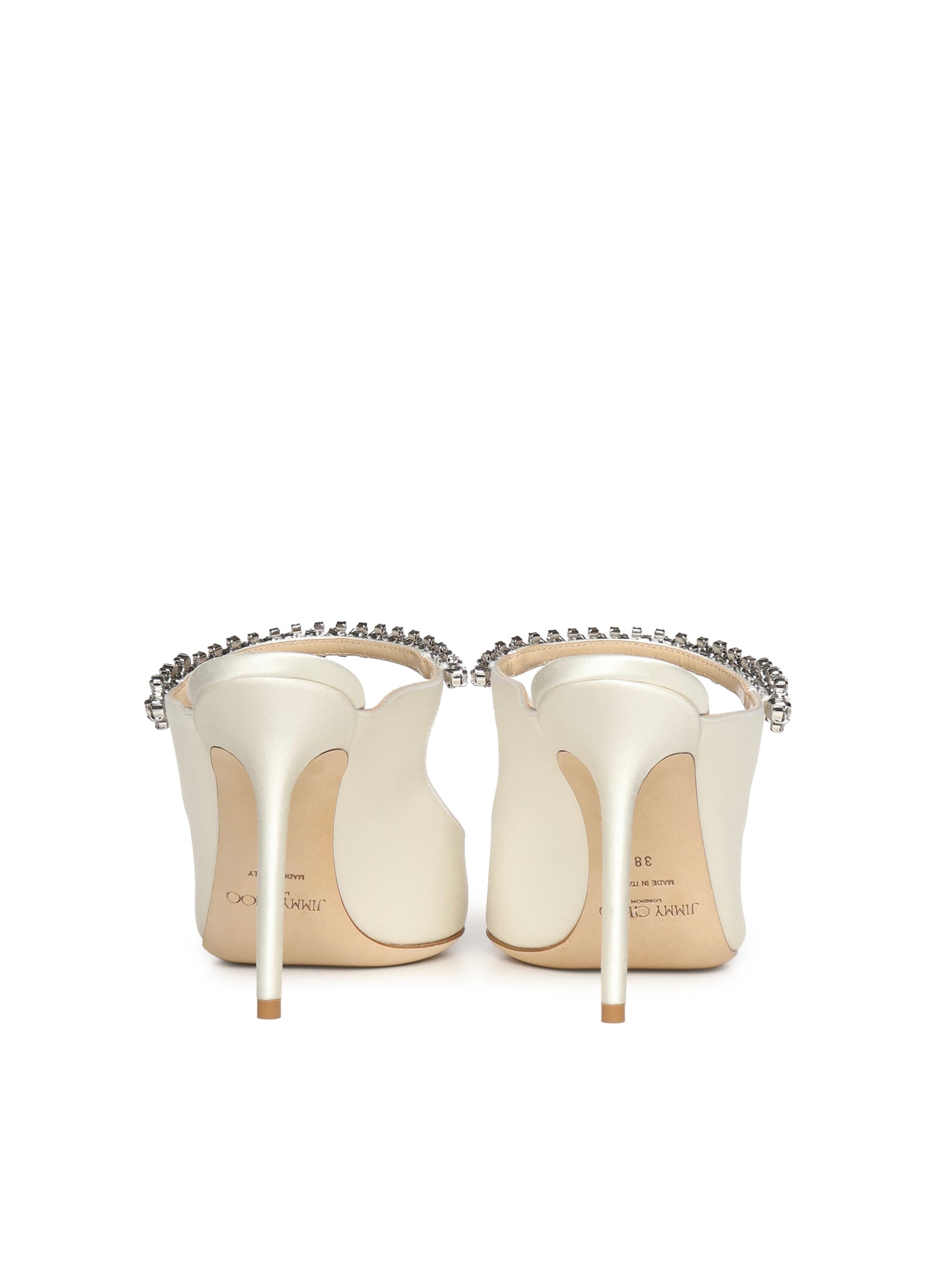 Calzature BING 100 BING 100 SAT IVORY JIMMY CHOO