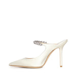 Calzature BING 100 BING 100 SAT IVORY JIMMY CHOO