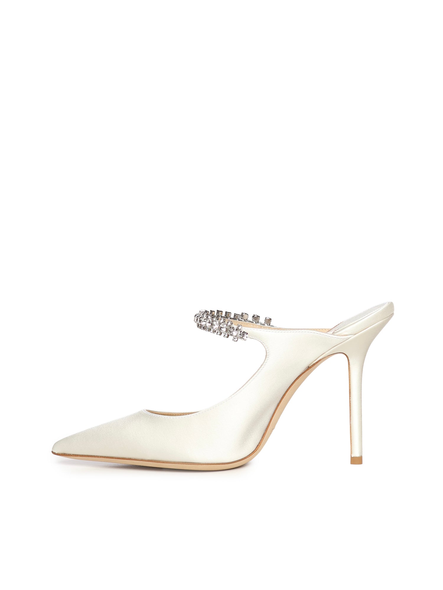 Calzature BING 100 BING 100 SAT IVORY JIMMY CHOO