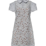 Abiti BLUE GUIPURE LACE MINI DRESS RS26 171S BL BLUE SELF-PORTRAIT