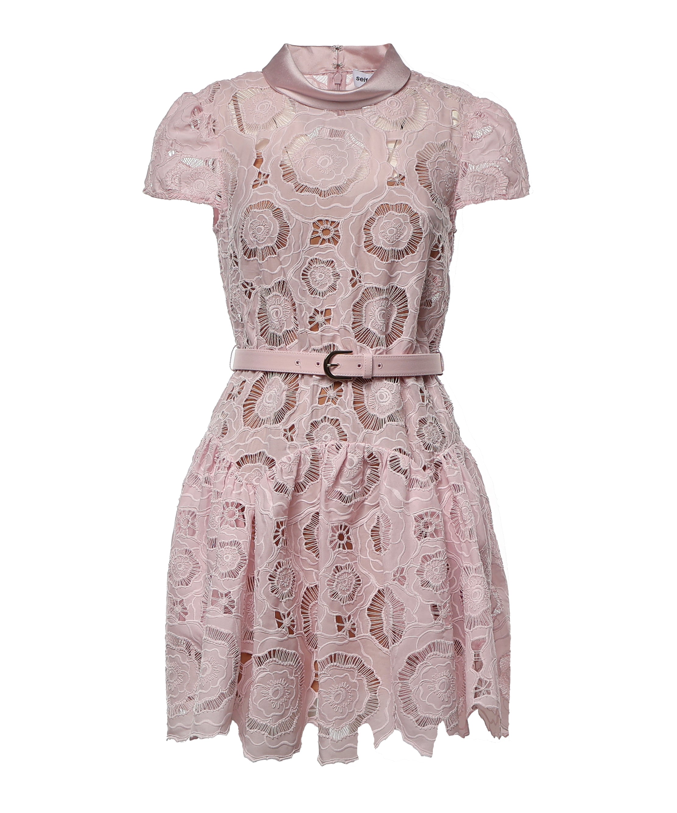 Abiti PINK FLORAL LACE  MINI DRESS RS26 167S P PINK SELF-PORTRAIT