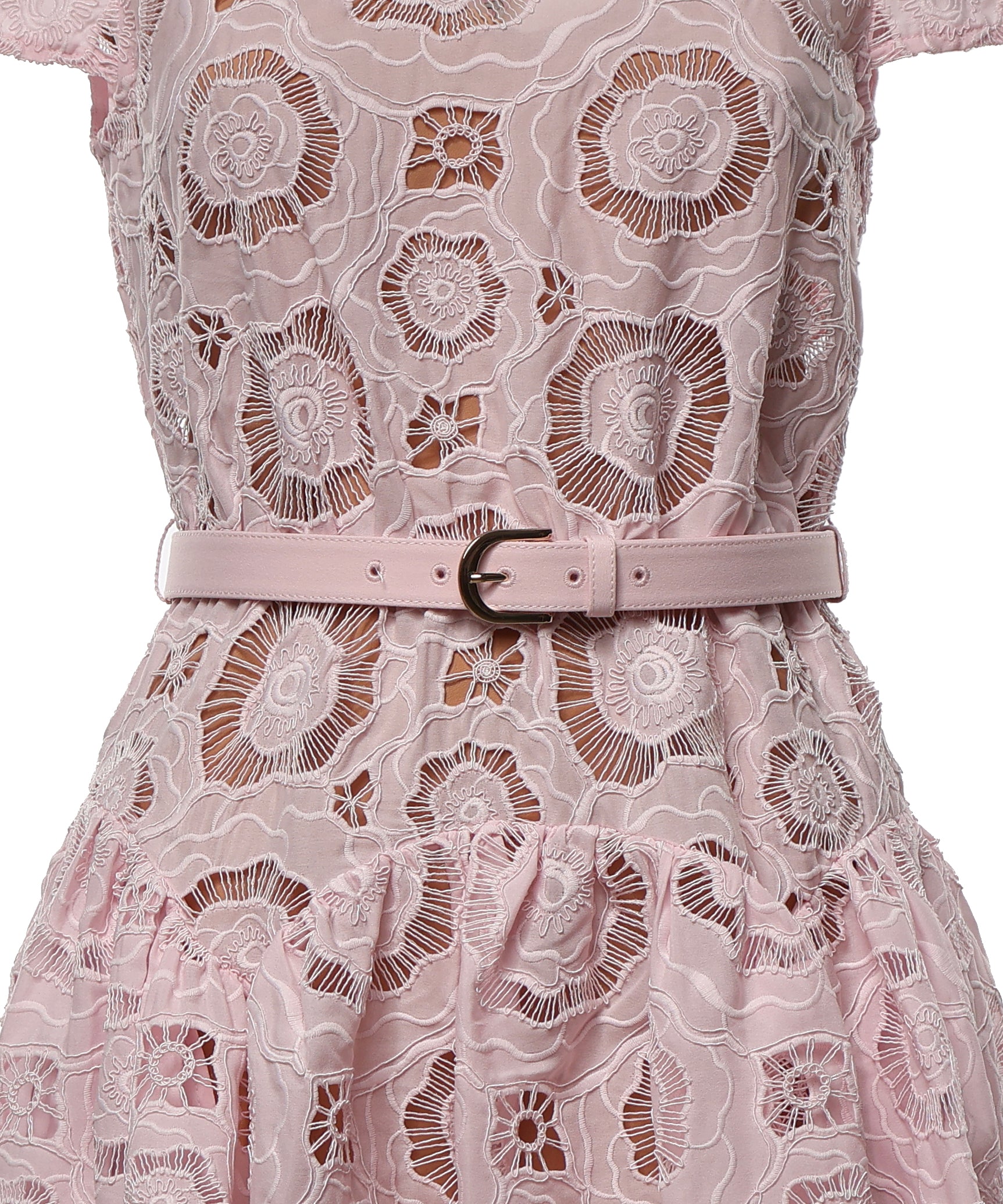 Abiti PINK FLORAL LACE  MINI DRESS RS26 167S P PINK SELF-PORTRAIT