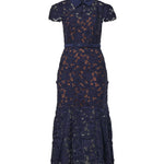 Abiti NAVY GUIPURE LACE MIDI DRESS RS26 171M N NAVY SELF-PORTRAIT