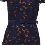 Abiti NAVY GUIPURE LACE MIDI DRESS RS26 171M N NAVY SELF-PORTRAIT