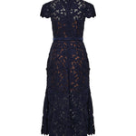 Abiti NAVY GUIPURE LACE MIDI DRESS RS26 171M N NAVY SELF-PORTRAIT
