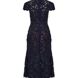 Abiti NAVY GUIPURE LACE MIDI DRESS RS26 171M N NAVY SELF-PORTRAIT