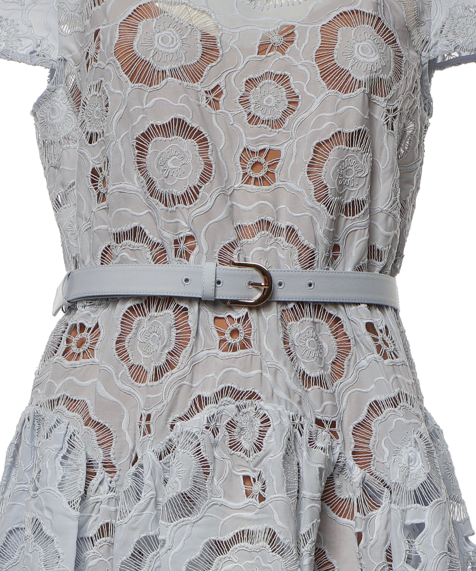 Abiti BLUE FLORAL LACE  MIDI DRESS RS26 167MB BL BLUE SELF-PORTRAIT