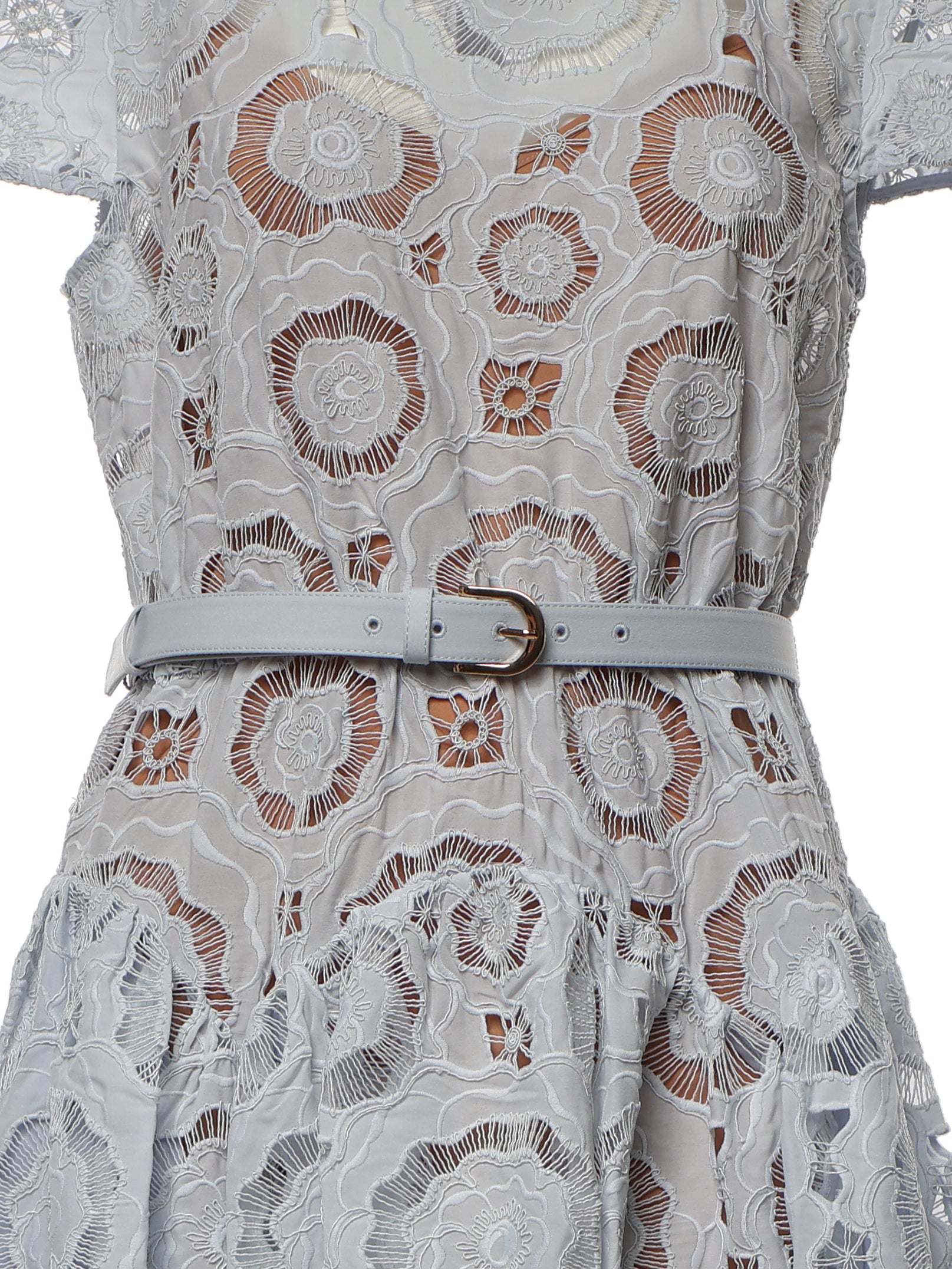 Abiti BLUE FLORAL LACE  MIDI DRESS RS26 167MB BL BLUE SELF-PORTRAIT