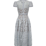 Abiti BLUE FLORAL LACE  MIDI DRESS RS26 167MB BL BLUE SELF-PORTRAIT