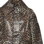 Giubbini  LAMINATED COTTON CANVAS JACKET ALMOND MILK A1010083 859 859 GANNI