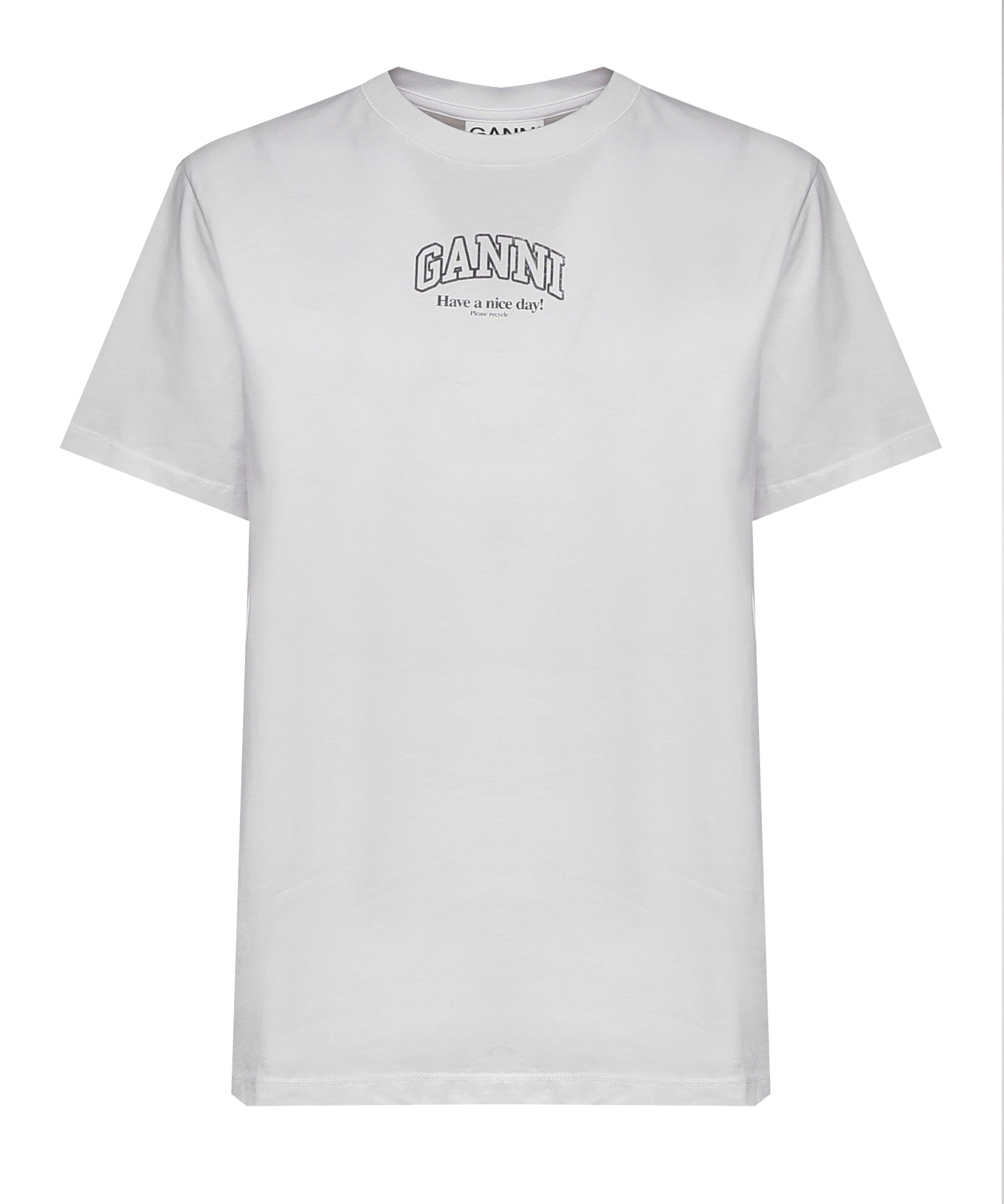T-shirt ESSENTIALS TEE BRIGHT WHITE A1050057 151 151 GANNI