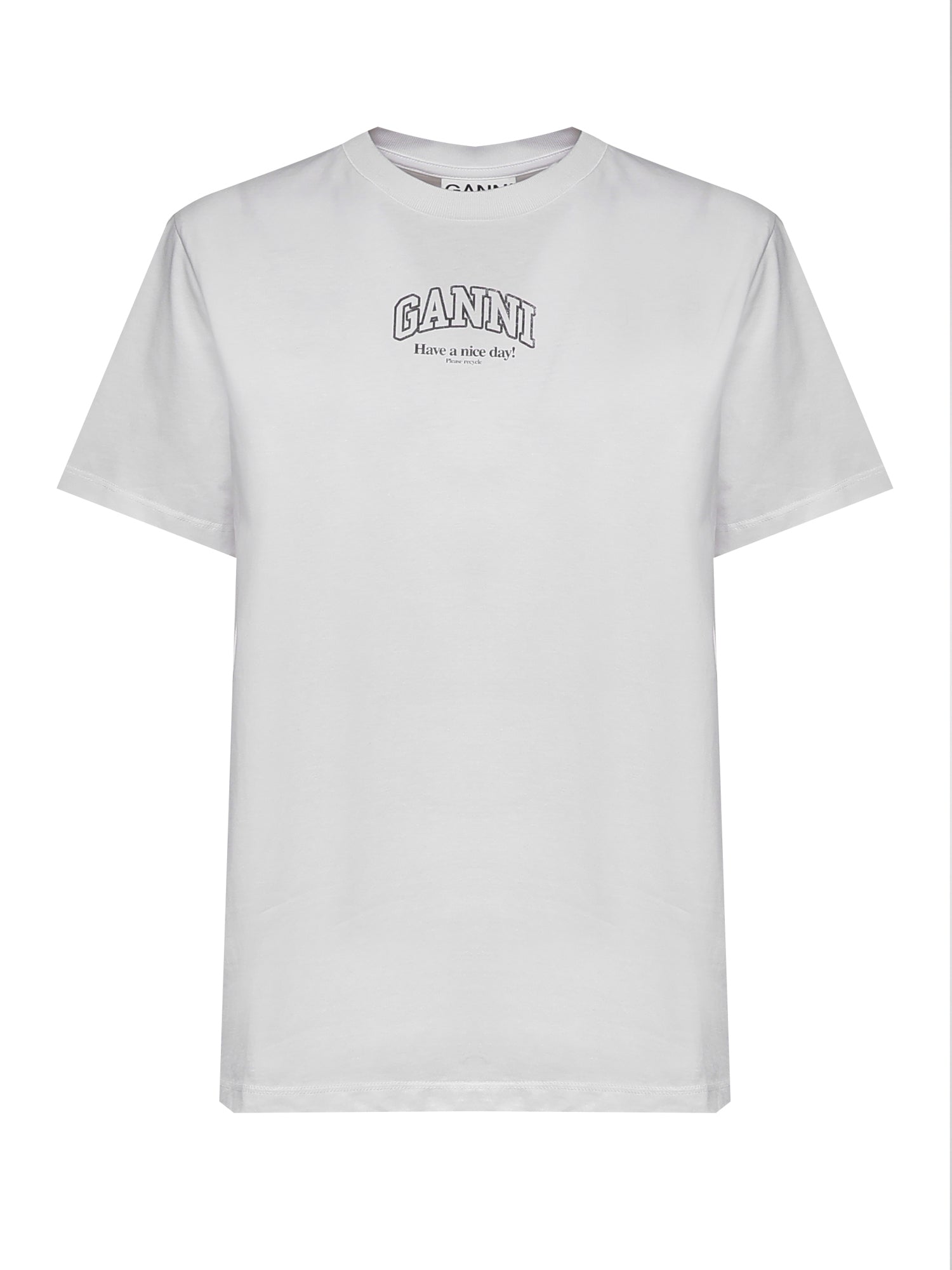 T-shirt ESSENTIALS TEE BRIGHT WHITE A1050057 151 151 GANNI
