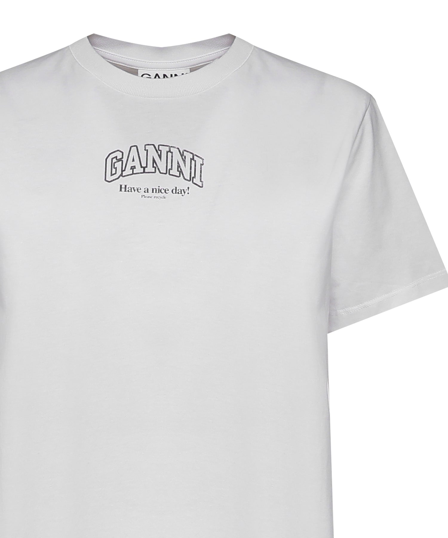 T-shirt ESSENTIALS TEE BRIGHT WHITE A1050057 151 151 GANNI