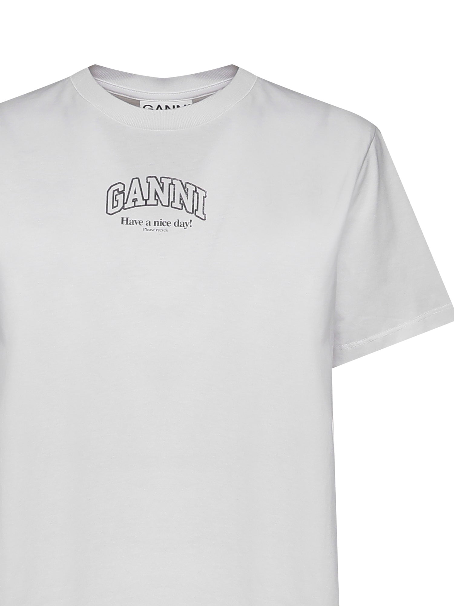 T-shirt ESSENTIALS TEE BRIGHT WHITE A1050057 151 151 GANNI