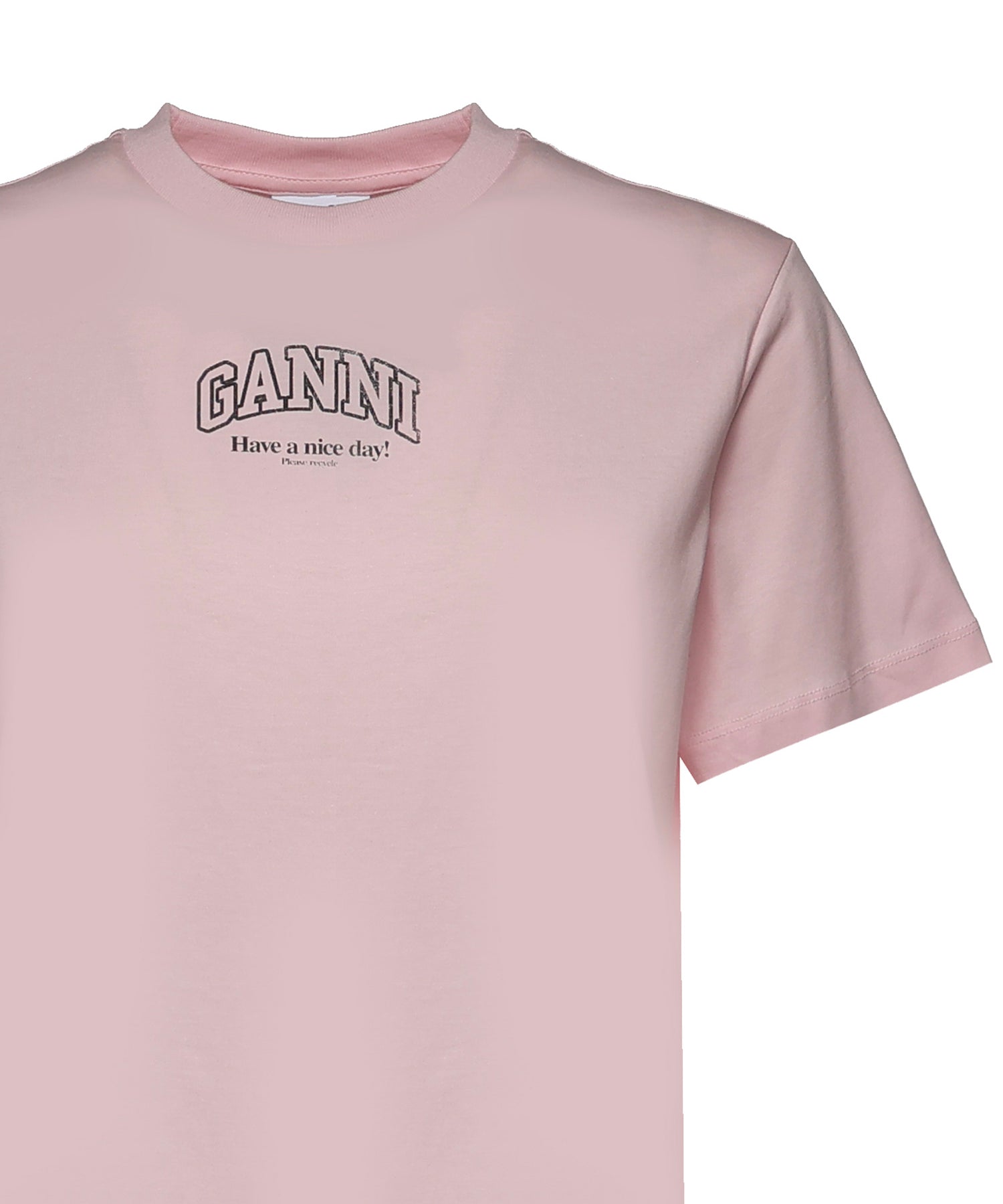 T-shirt ESSENTIALS TEE CHALK PINK A1050057 868 868 GANNI