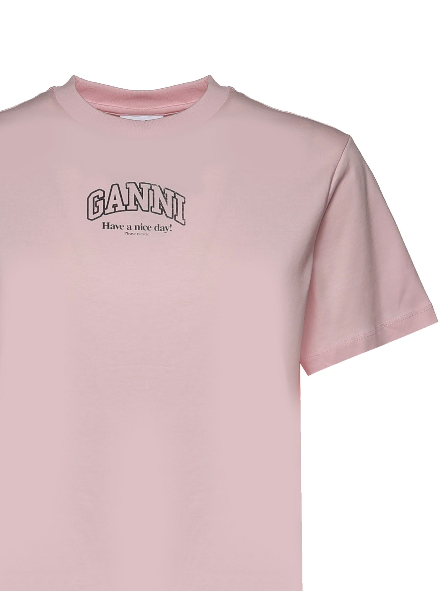 T-shirt ESSENTIALS TEE CHALK PINK A1050057 868 868 GANNI