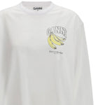 T-shirt BASIC COTTON JERSEY LONG SLEEVE BRIGHT WHITE A1050059 151 151 GANNI