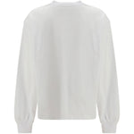 T-shirt BASIC COTTON JERSEY LONG SLEEVE BRIGHT WHITE A1050059 151 151 GANNI