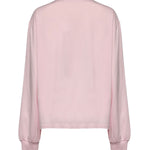 T-shirt BASIC COTTON JERSEY LONG SLEEVE CHALK PINK A1050059 868 868 GANNI