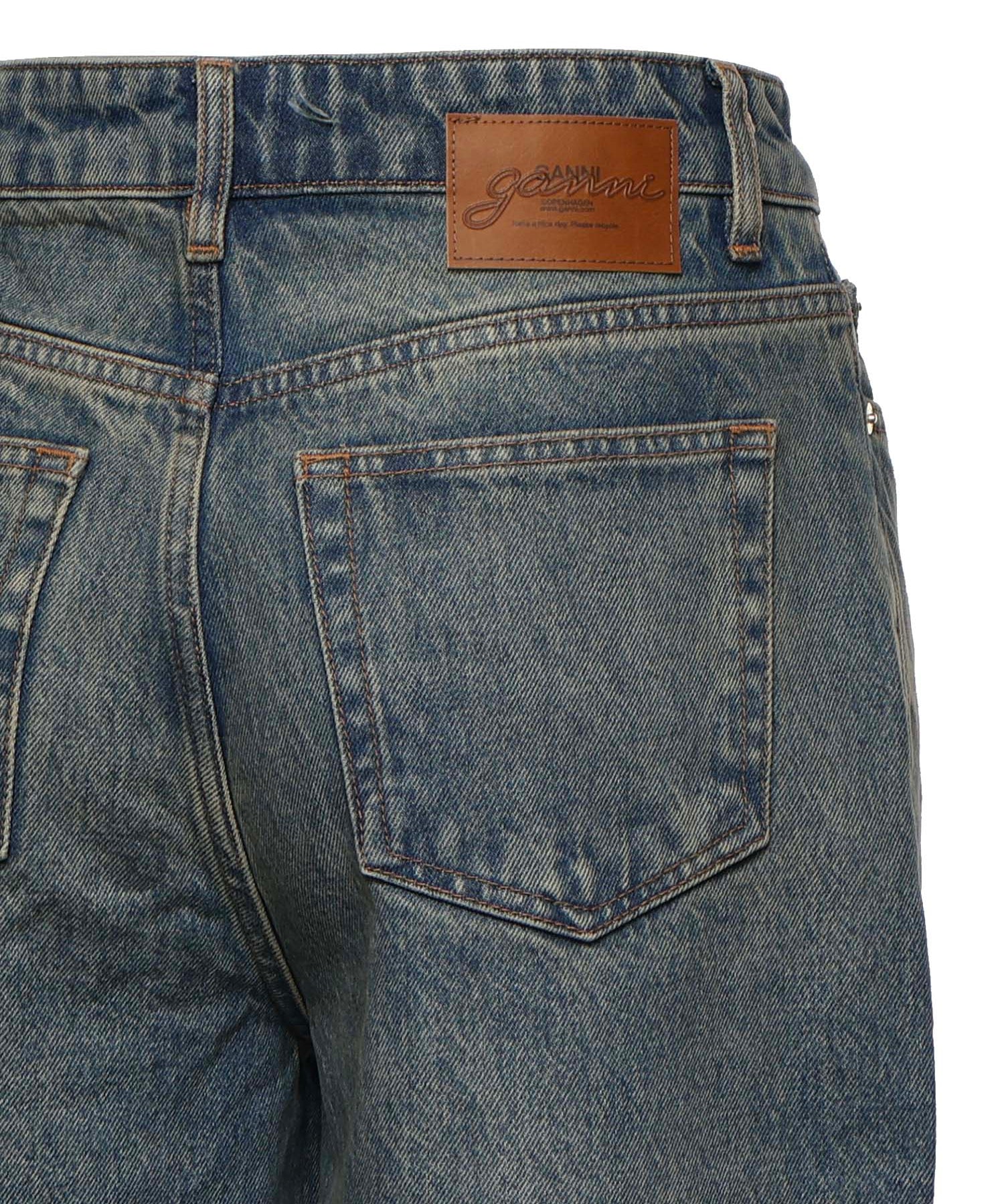 Jeans ESSENTIALS TINT RIGID STARY MID BLUE VINTAGE A1100084 567 567 GANNI