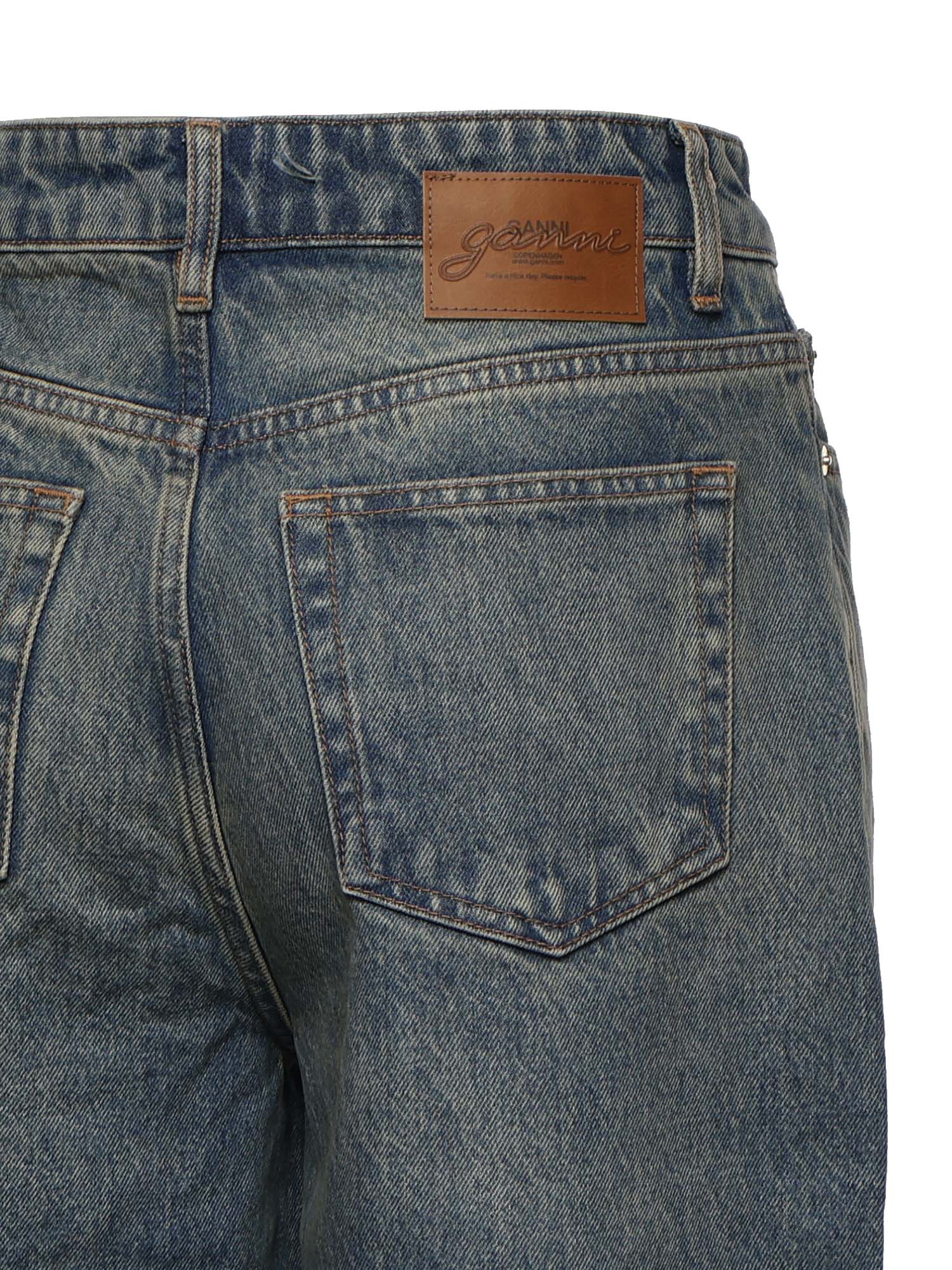 Jeans ESSENTIALS TINT RIGID STARY MID BLUE VINTAGE A1100084 567 567 GANNI