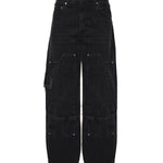 Jeans ESSENTIALS RIGID DENIM AUDRI BLACK WASHED A1100100 055 055 GANNI
