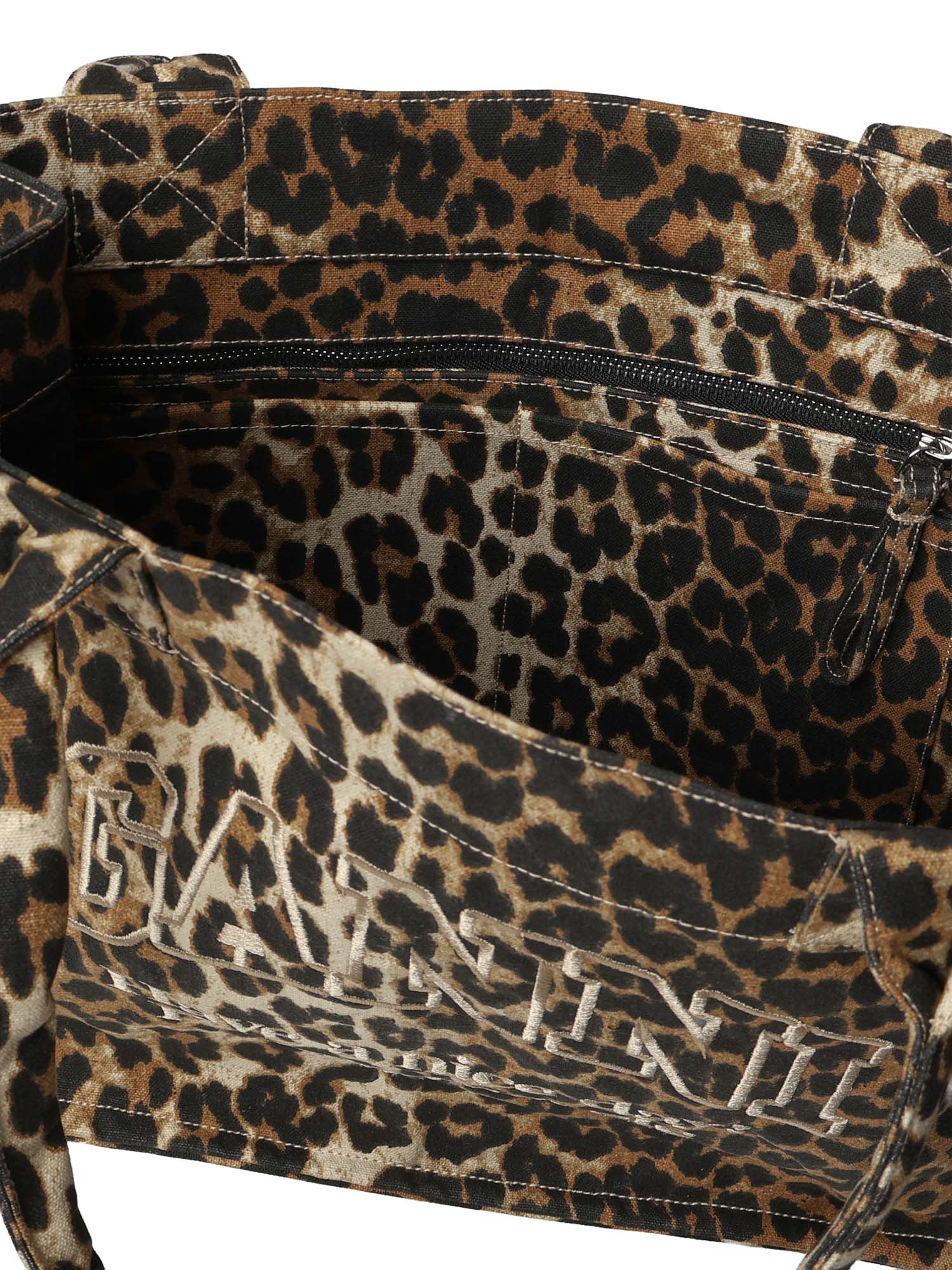 Borse LARGE EASY SHOPPER POCKET PRINT LEOPARD A7179 943 943 GANNI
