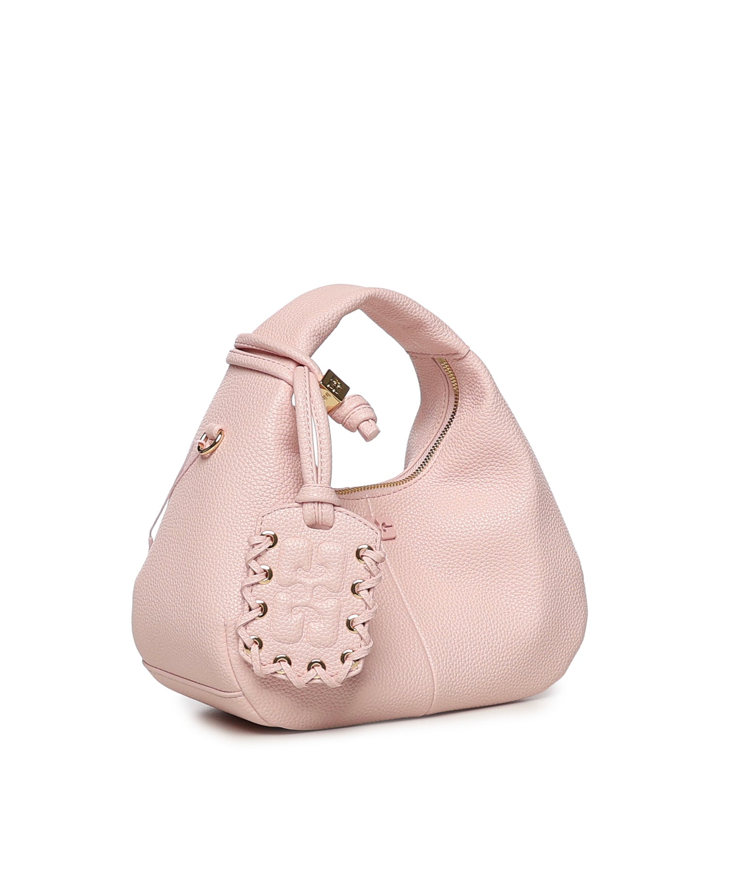 Borse HOBO MINI GRAINED CHALK PINK B2070028 868 868 GANNI