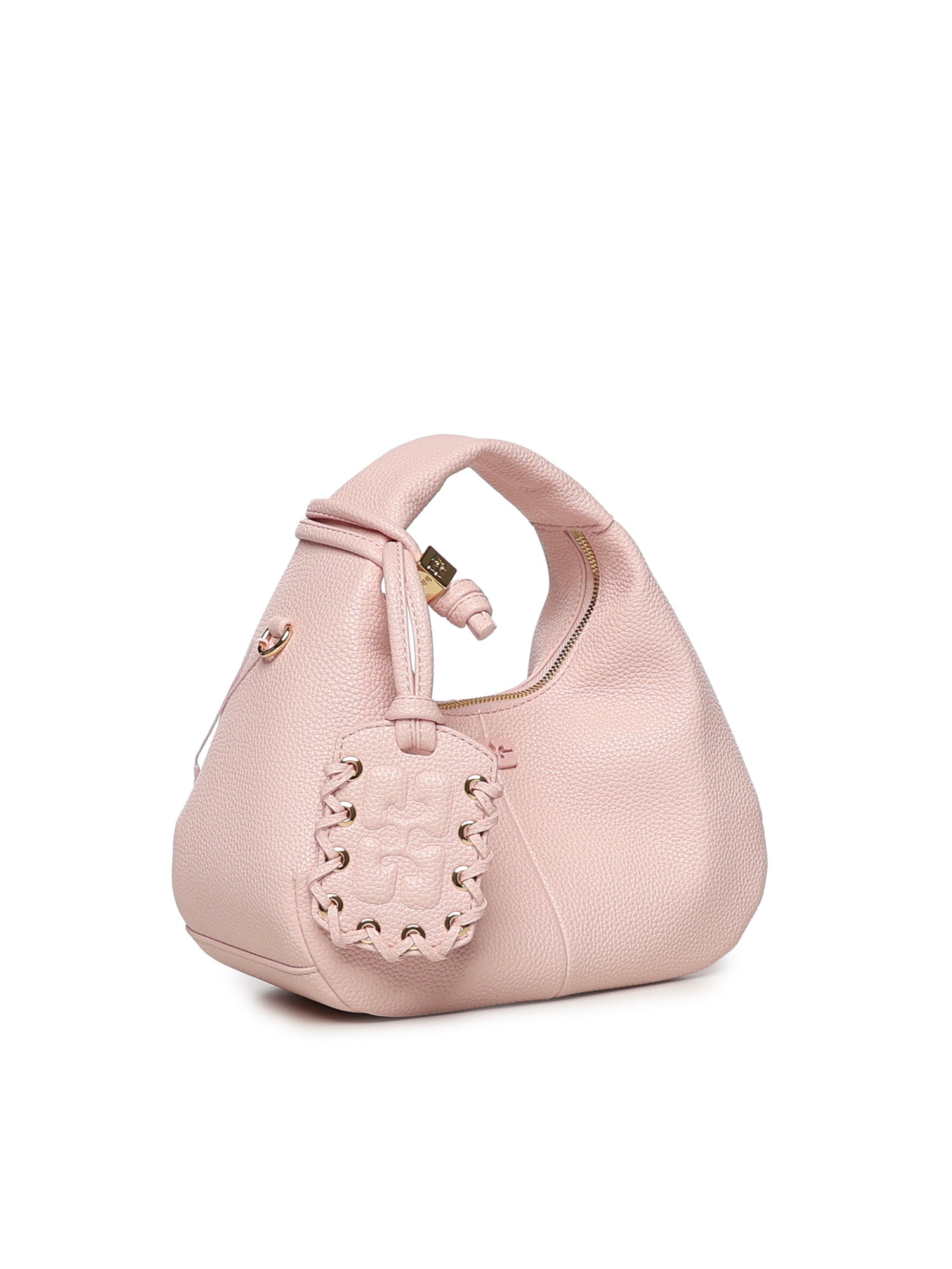 Borse HOBO MINI GRAINED CHALK PINK B2070028 868 868 GANNI