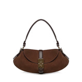 Borse B-KAT RECYCLED SUEDE PELINOVA CHICORY COFFEE B2070052 979 979 GANNI