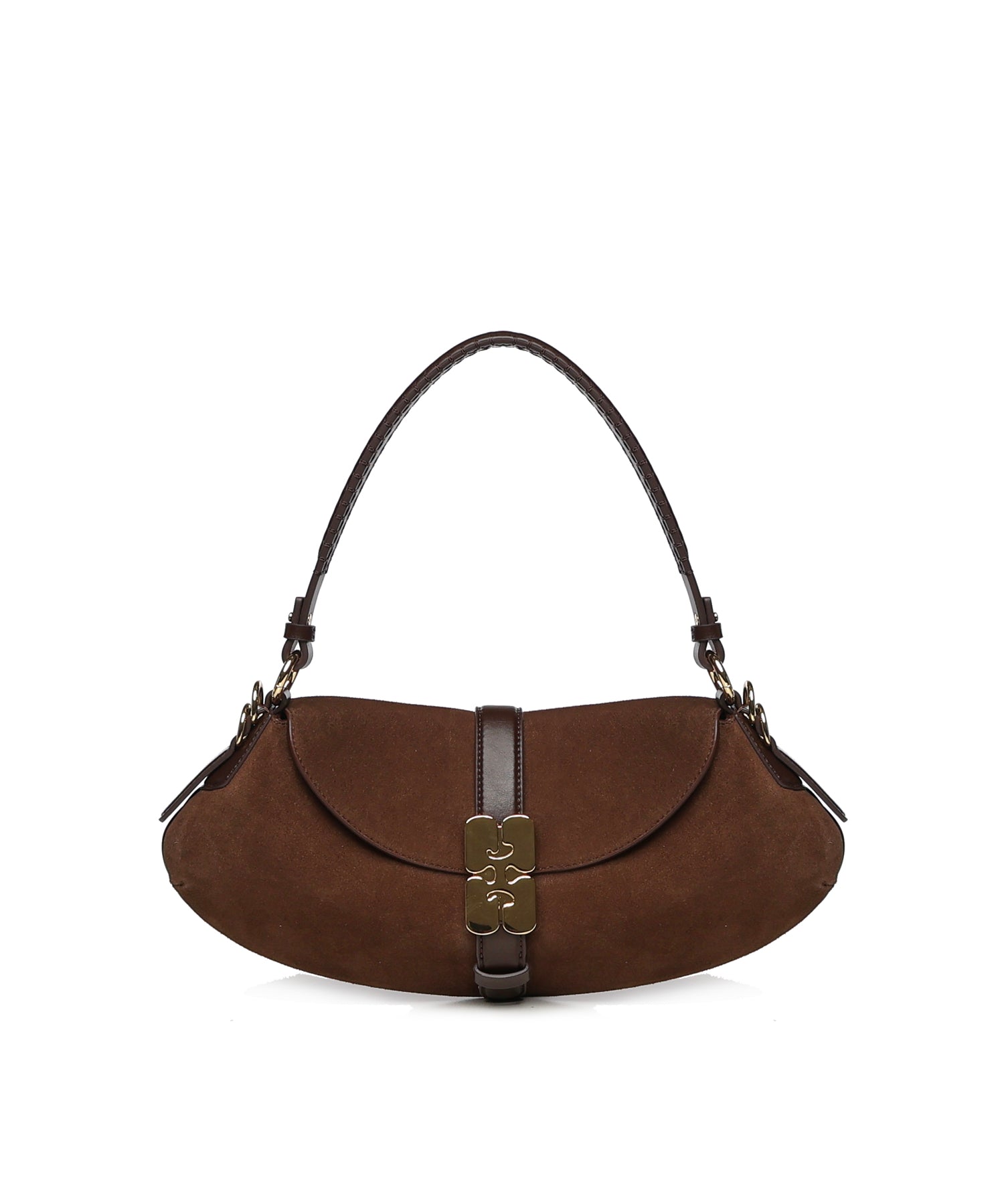 Borse B-KAT RECYCLED SUEDE PELINOVA CHICORY COFFEE B2070052 979 979 GANNI