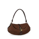 Borse B-KAT RECYCLED SUEDE PELINOVA CHICORY COFFEE B2070052 979 979 GANNI