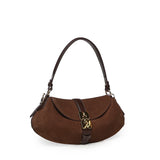 Borse B-KAT RECYCLED SUEDE PELINOVA CHICORY COFFEE B2070052 979 979 GANNI