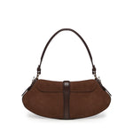 Borse B-KAT RECYCLED SUEDE PELINOVA CHICORY COFFEE B2070052 979 979 GANNI